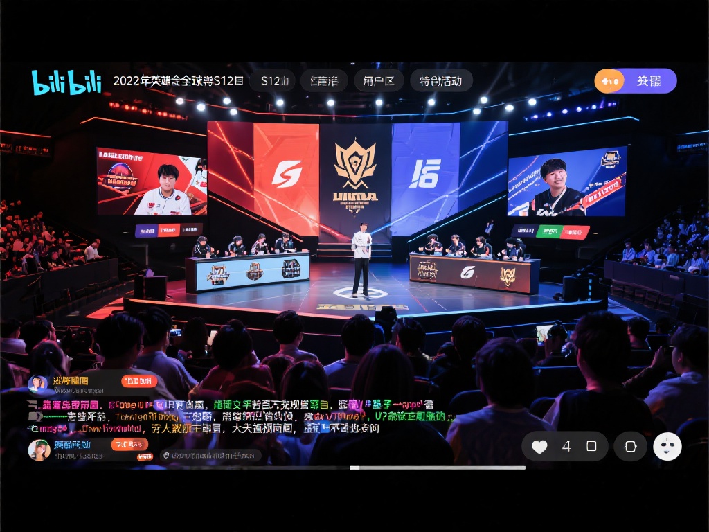 哔哩哔哩英雄联盟赛事直播，电竞文化魅力全面展现！